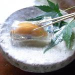 花仙庵 仙仁温泉 岩の湯 - 2012年７月：ウェルカムティーのお菓子