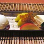 花仙庵 仙仁温泉 岩の湯 - 2013年７月：デザート