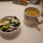 カフェ ド タケ - サラダとスープ