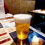 酒とアテ モグラ酒蔵 - プレモル 480円