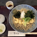 更科 斉とう - 小海老天おろしそば１４８０円