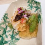 蕎麦割烹  倉田 - 能登産 トリ貝、噴火湾産 毛蟹