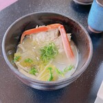 海の宿 山根屋 - 定番のカニ味噌汁♡ 朝から贅沢すぎます！