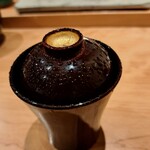 Nagarizushi Ren - 味噌汁(ちゃんと蓋に水滴)