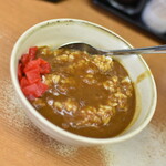 どん八 - カレー丼セット（６５０円）＋かきあげ（１００円）＋たまご（５０円）２０２３年４月