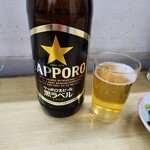 酒・立ち飲み 喜多屋 - 瓶ビール(サッポロ黒ラベル)(500円)