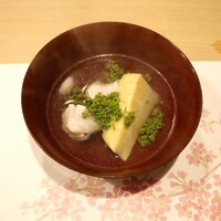 うを徳 - 花山椒鍋（対馬 黒鯥 + 京都 筍）