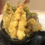 白花咲々 - 日替わり上天丼アップ