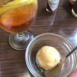 ぴっころもんど - オレンジシャーベット　美味しかった〜