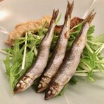 魚津屋 - あん肝味噌漬け、海産の鮎、穴子