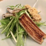 魚津屋 - あん肝味噌漬け、海産の鮎、穴子