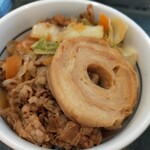 なか卯 - 牛すき丼小、アップ