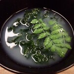 魚津屋 - 蛤の蒸したお汁