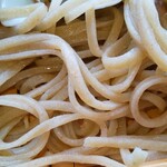 遊の丘 - みっしりと打たれ、最後まで伸びないコシと、はっきりとした味のある、｢会津のかおり｣100％使用の十割蕎麦(R5.4.22撮影)