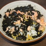守半海苔店 - 最後にお茶かお湯を掛けて。