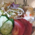 炭火焼き うなぎの店 旦 - サラダ　アップ