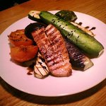 オレンジ - 厚切りベーコンと焼き野菜（豪快！）