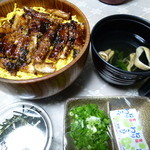 いな妻 - 2013.07　ひつまぶし中＠1,500　と、肝吸い＠100