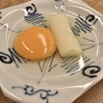 魚津屋 - ネギ、塩こうじ玉子