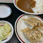 みよしの - 大盛りセット （カレー辛口）