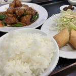 中華料理 食べ福 - ご飯も美味しい。