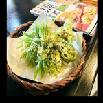 郷土料理ともん - 山菜の盛り合わせがくる前に　コシアブラの天麩羅を頼みました　byまみこまみこ