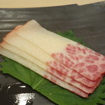 たつ庄 - ナガスクジラのベーコン