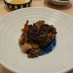 たつ庄 - 煮鮑と肝の醤油煮