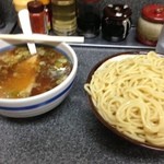 池袋大勝軒　蕨店 - もりそば（麺＋スープ）