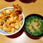 赤坂 天ばら丼 星野屋 - 味は勿論のこと、写真映えも間違いなしの天丼です。