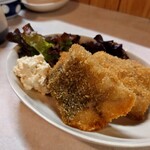 テンカラ食堂 - アジフライ　豆腐タルタル