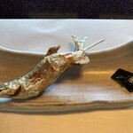 京亭 - 養殖鮎塩焼き