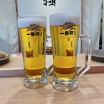 Tachigui Sushi Kiwami - 生ビール
