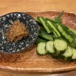 Oosaka udon soba tenma - もろきゅう