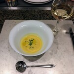 アラゴスタ - 南瓜のミネストローネ風