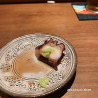 鮨 りんだ - 蛸の柔らか煮。程よい歯ごたえ。