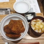 奏す庵 - ワケカツ丼