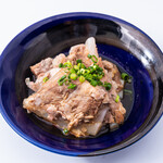 Soft pork cartilage boiled in shochu