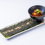 Mentai Changja and Korean seaweed