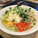 舞留土 - スタミナもんじゃ（大盛り）…600円＋100円