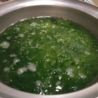 ろっこん - アオサのお鍋に