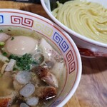 塩そば専門店 桑ばら - 肉塩つけそば