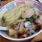 塩そば専門店 桑ばら - 肉塩つけそば