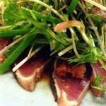 大衆料理　川治 - かつおタタキ