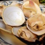 大衆料理　川治 - はまぐり酒蒸し