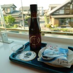 日本酒宮の雪(1,000円)おつまみミックス(しまかぜオリジナルパッケージ)(300円)