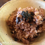 里カフェ - 酵素玄米、すり胡麻で栄養加算