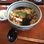 Soba Dokoro Chikuzen - 梅とじそば　860円