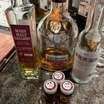 バー エグザゴーヌ - R4.12  試飲用で3種・マルス津貫4年・ダルモアシガー・マルス津貫ニューポット