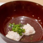 うを徳 - 2023.4 花山椒鍋2杯目（京都産花山椒、対馬産ノドグロ）